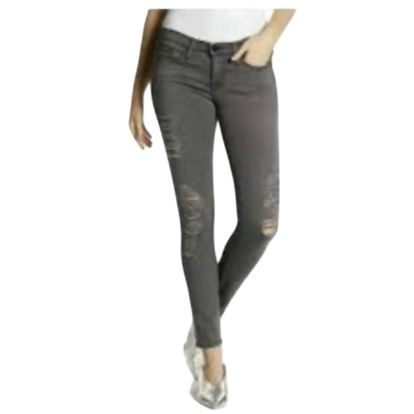 Adriano Goldschmeid Greys Inn Destructed Skinny Ankle AG-ed Denim Jean SZ 27 - Picture 1 of 16